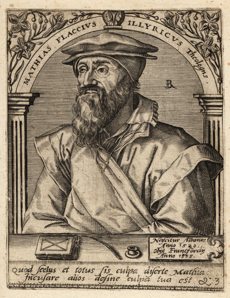 Matthias Flacius autorstwa Theodore de Bry