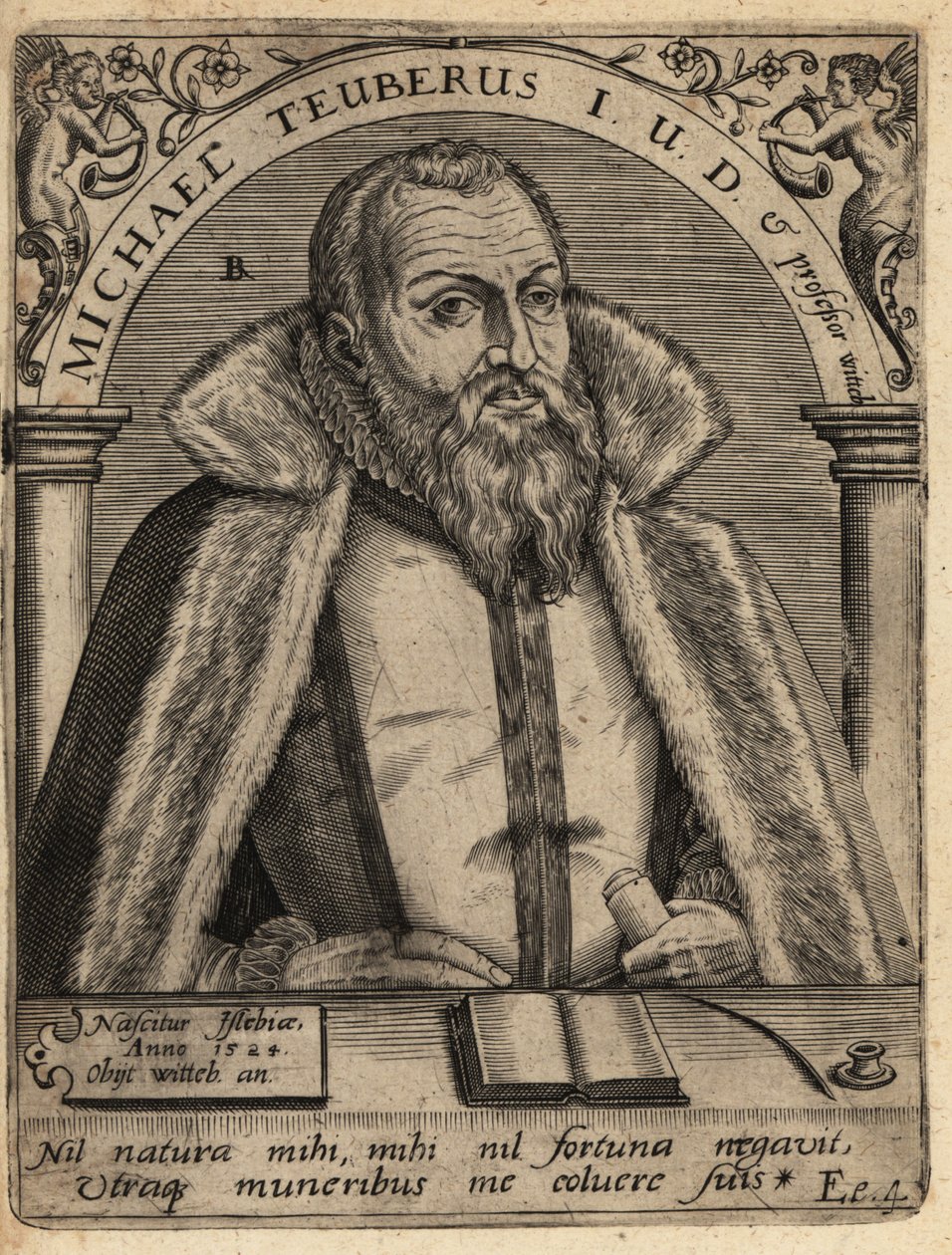 Michael Teuber autorstwa Theodore de Bry