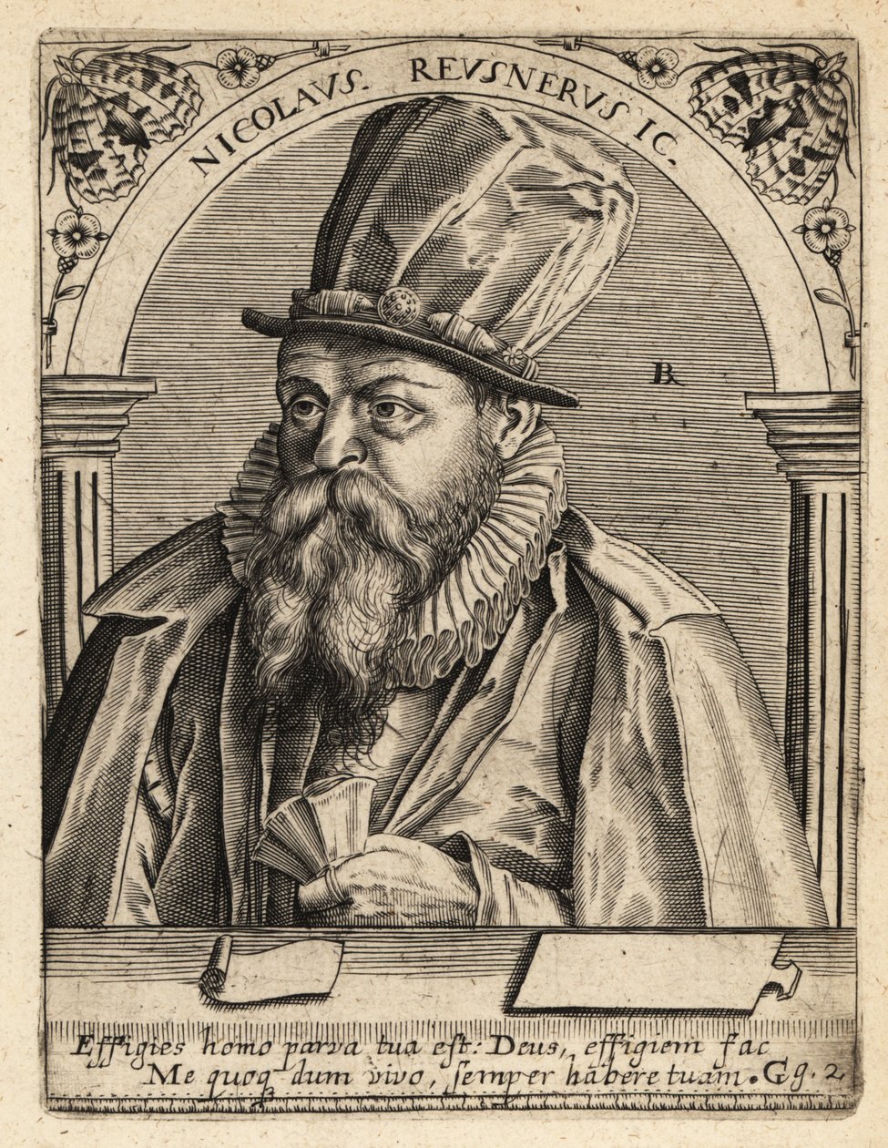 Mikołaja Reusnera autorstwa Theodore de Bry