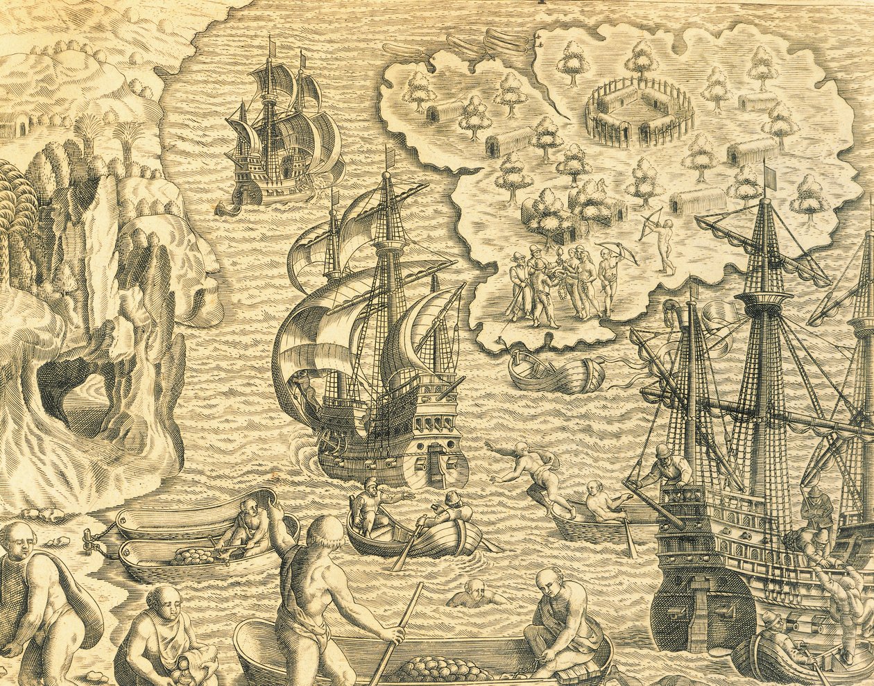 Сувдан арлууд autorstwa Theodore de Bry