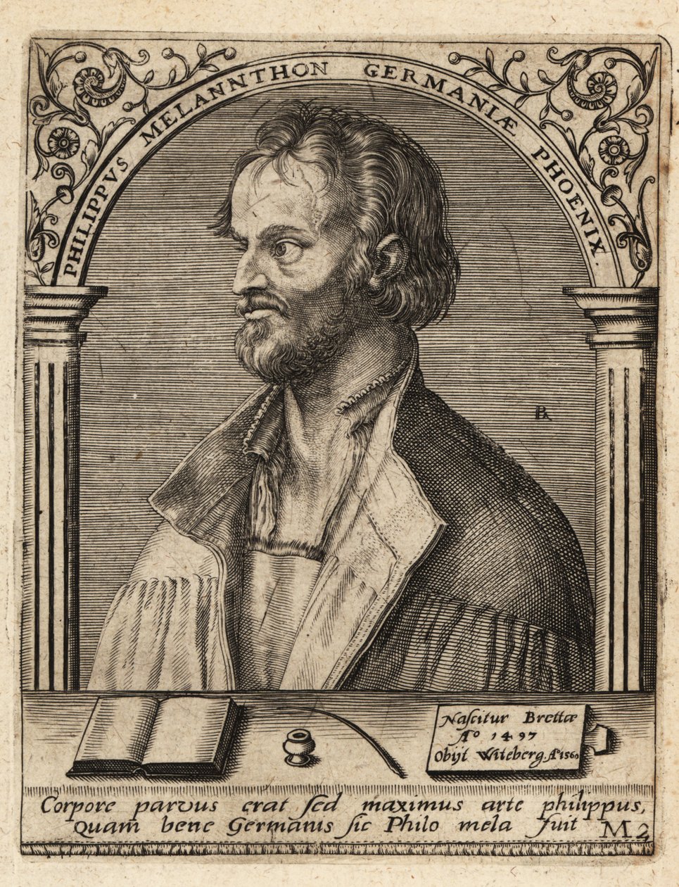 Filip Melanchton autorstwa Theodore de Bry
