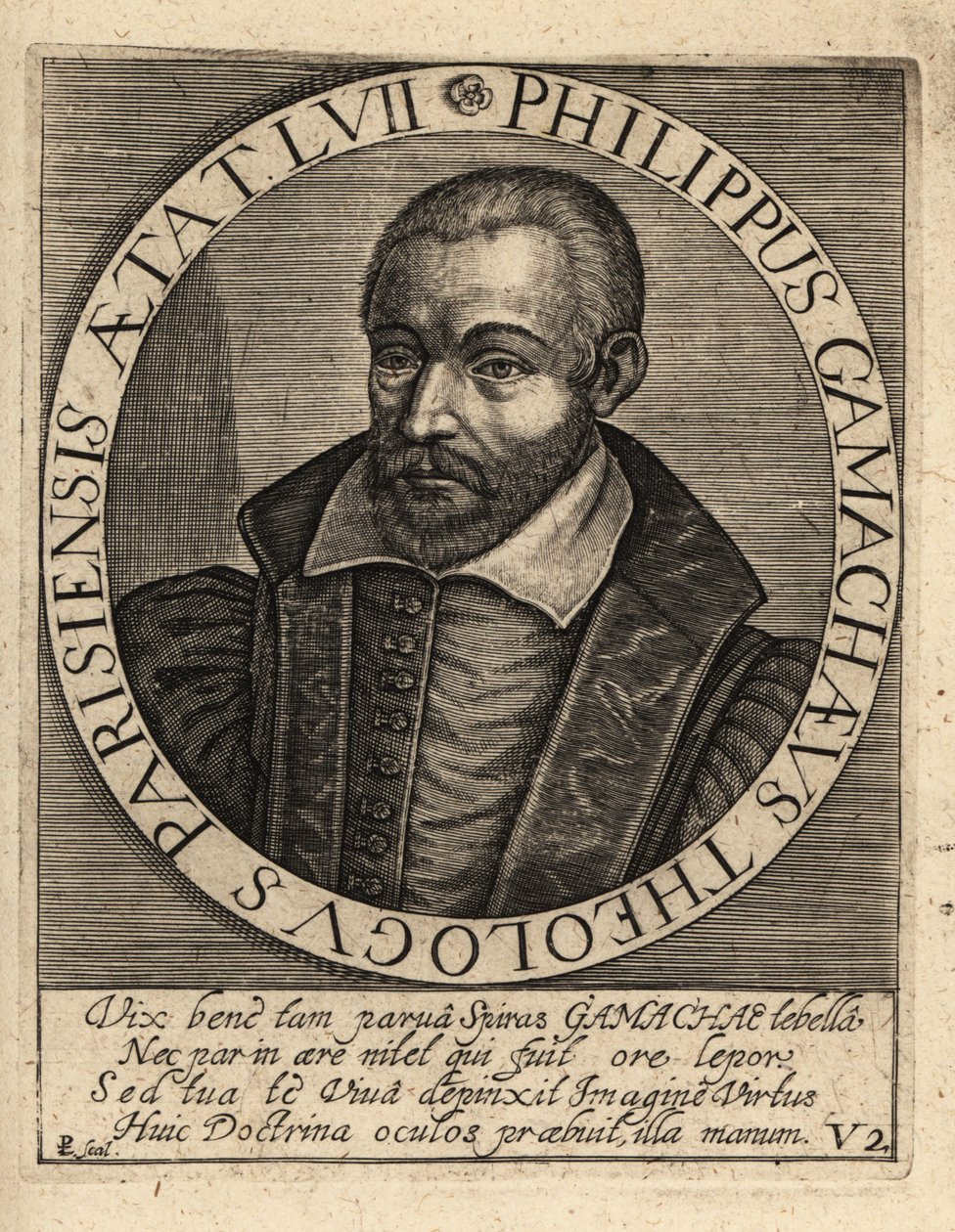 Filip de Gamache autorstwa Theodore de Bry