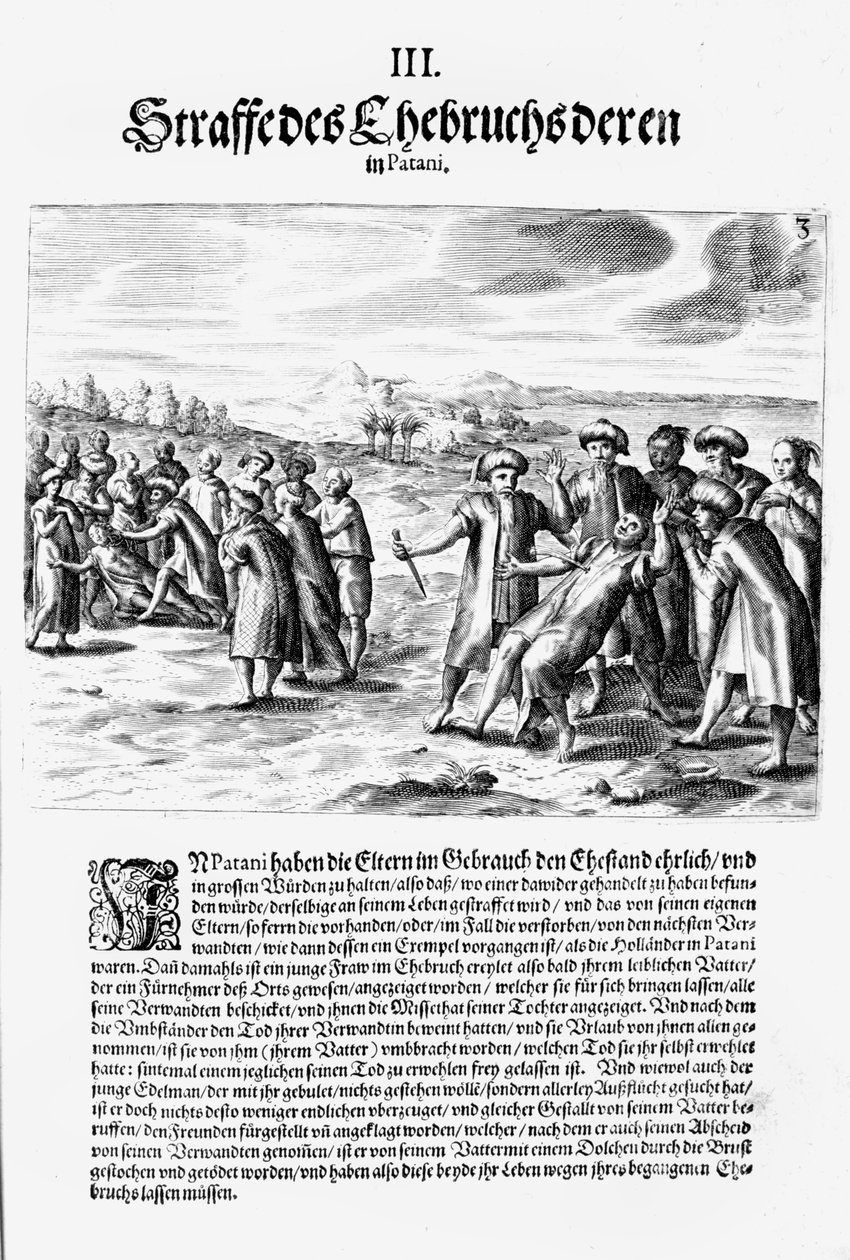 Rozliczanie rachunków, 1606 autorstwa Theodore de Bry