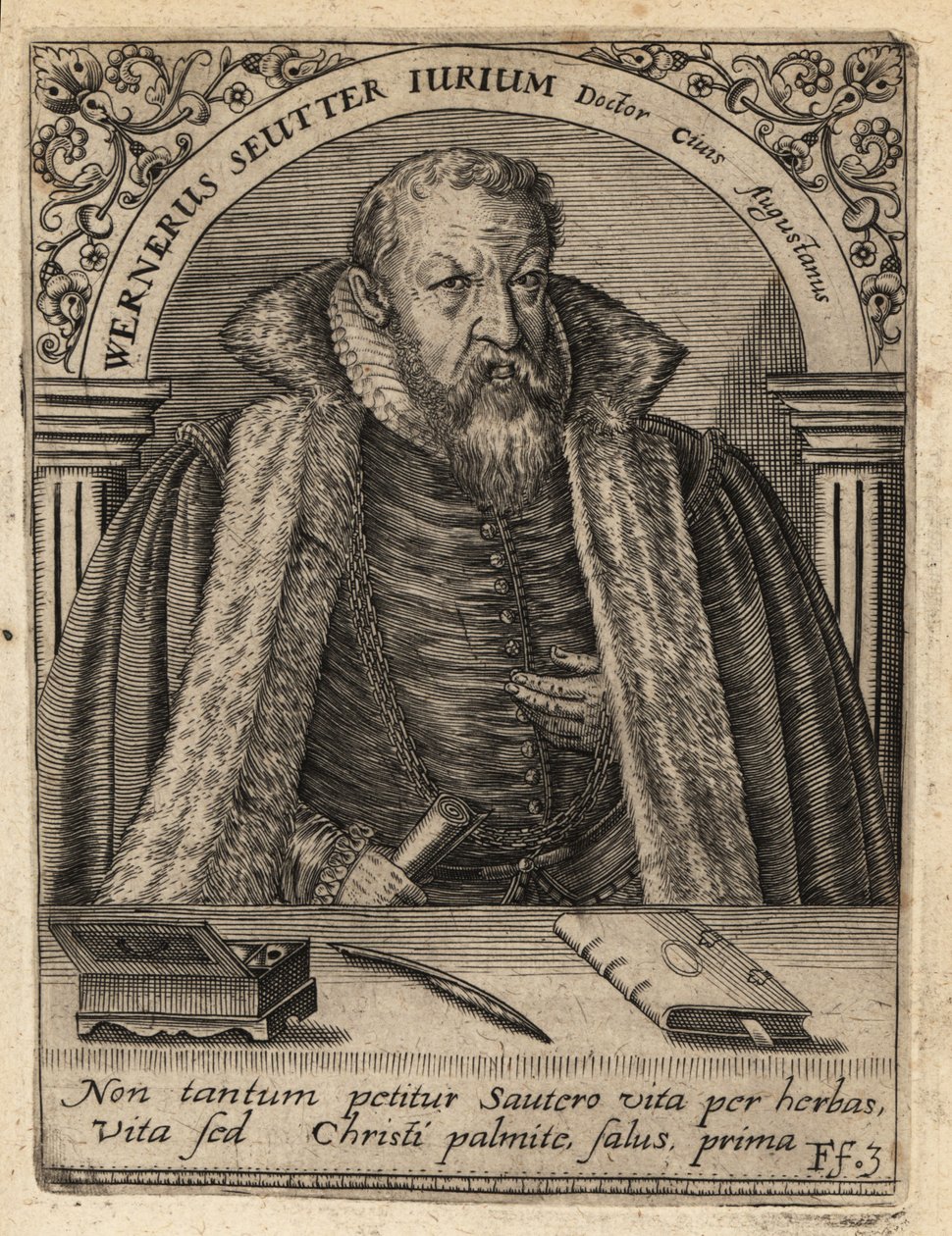 Werner Seuter autorstwa Theodore de Bry