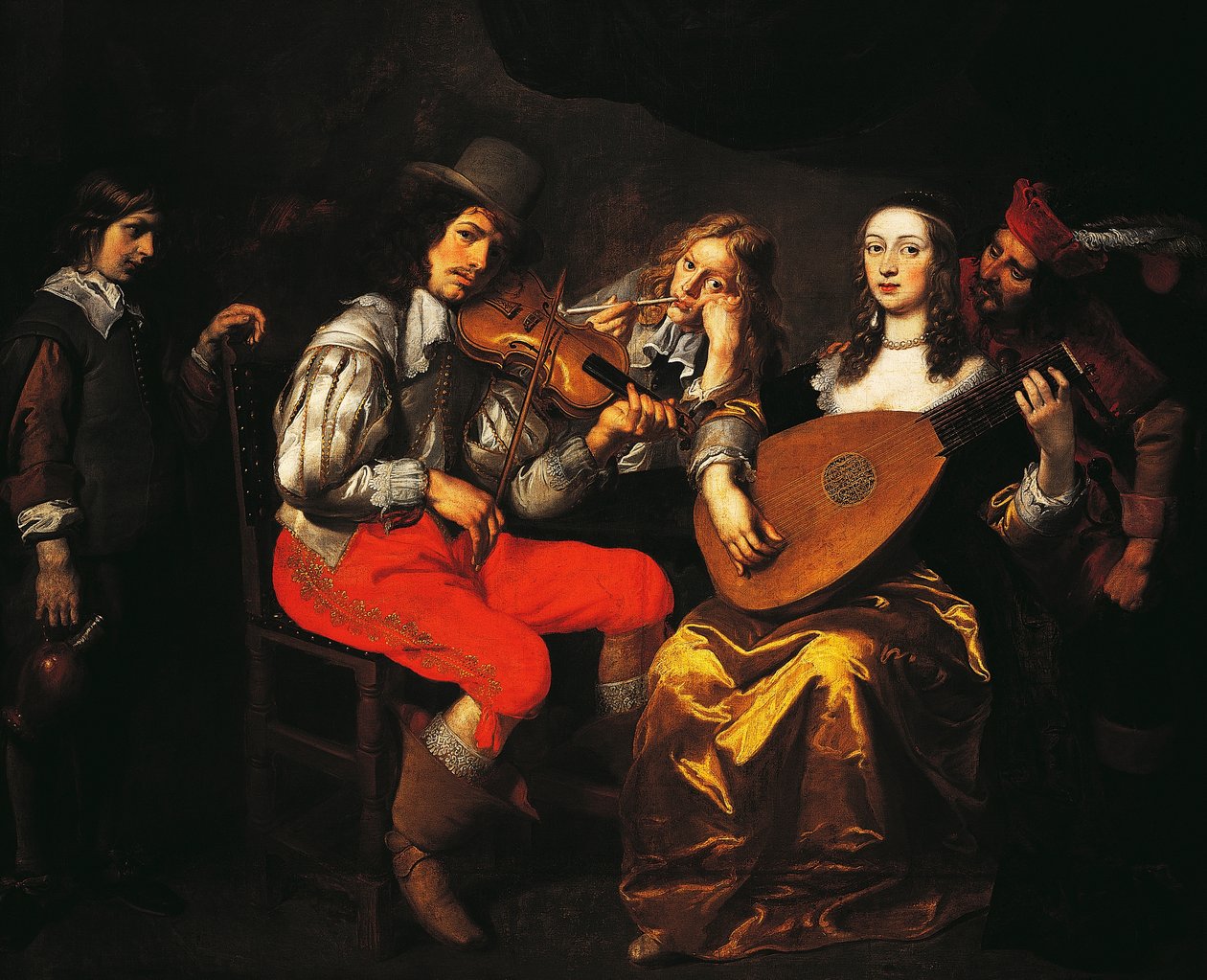 Koncert Theodora van Thuldena, około 1650 r autorstwa Theodore van Thulden