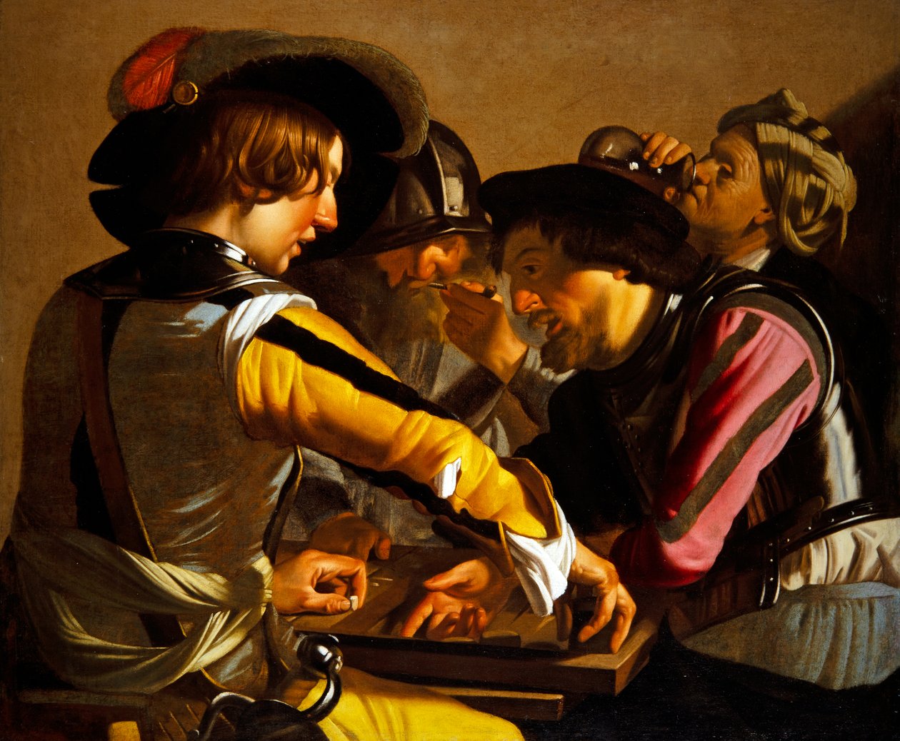 Backgammon Playerspolish autorstwa Theodore van called Dirk Baburen