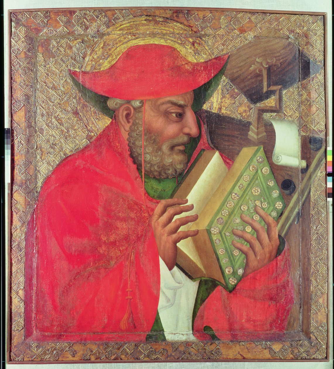 Św. Hieronim (tempera na panelu) autorstwa Theodoricus of Prague