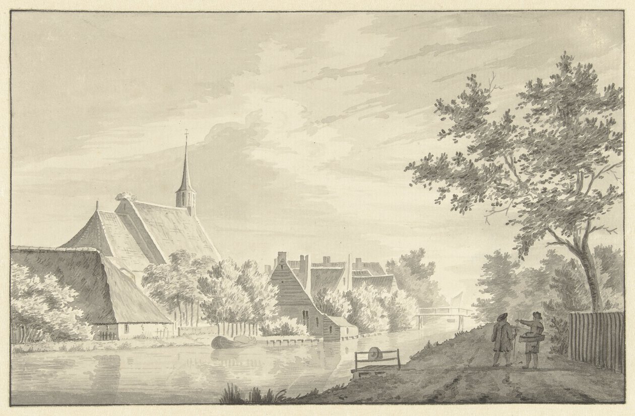Wieś Molenaarsgraaf autorstwa Theodorus Cornelis Schutter