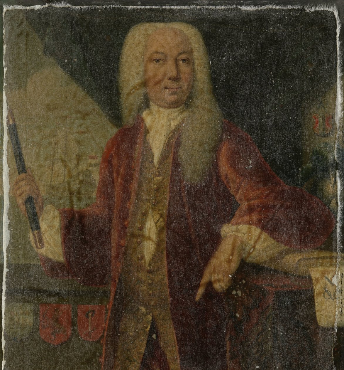 Portret Adriaana Valckeniera, gubernatora generalnego Holenderskiej Kompanii Wschodnioindyjskiej autorstwa Theodorus Justinus Rheen (copy after)
