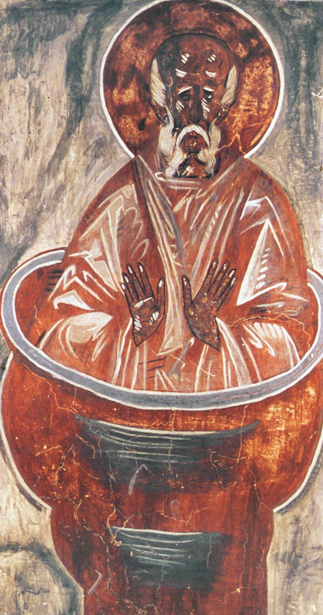 Sztylit, 1378 autorstwa Theophanes the Greek