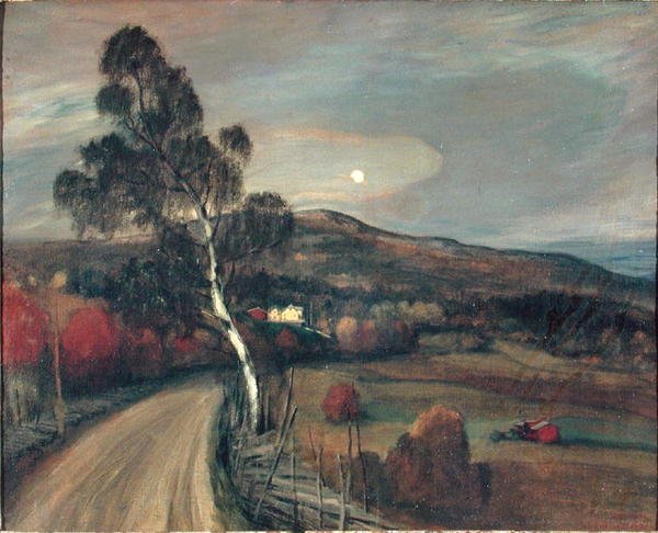 Norweski krajobraz, Aulestad, ok.1895 autorstwa Théophile Alexandre Steinlen