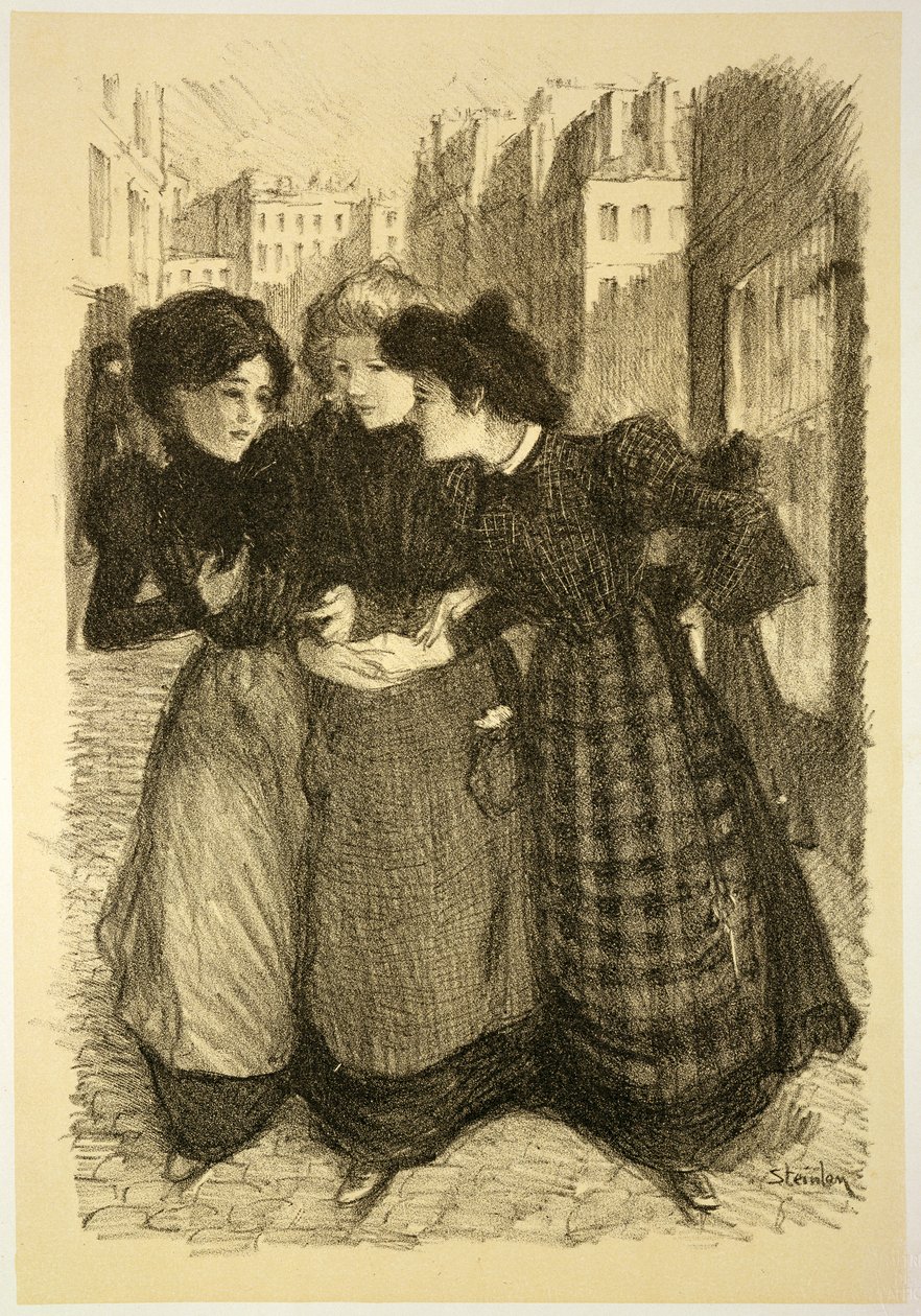Oryginalny rysunek do „Mistrzowie plakatu” autorstwa Théophile Alexandre Steinlen