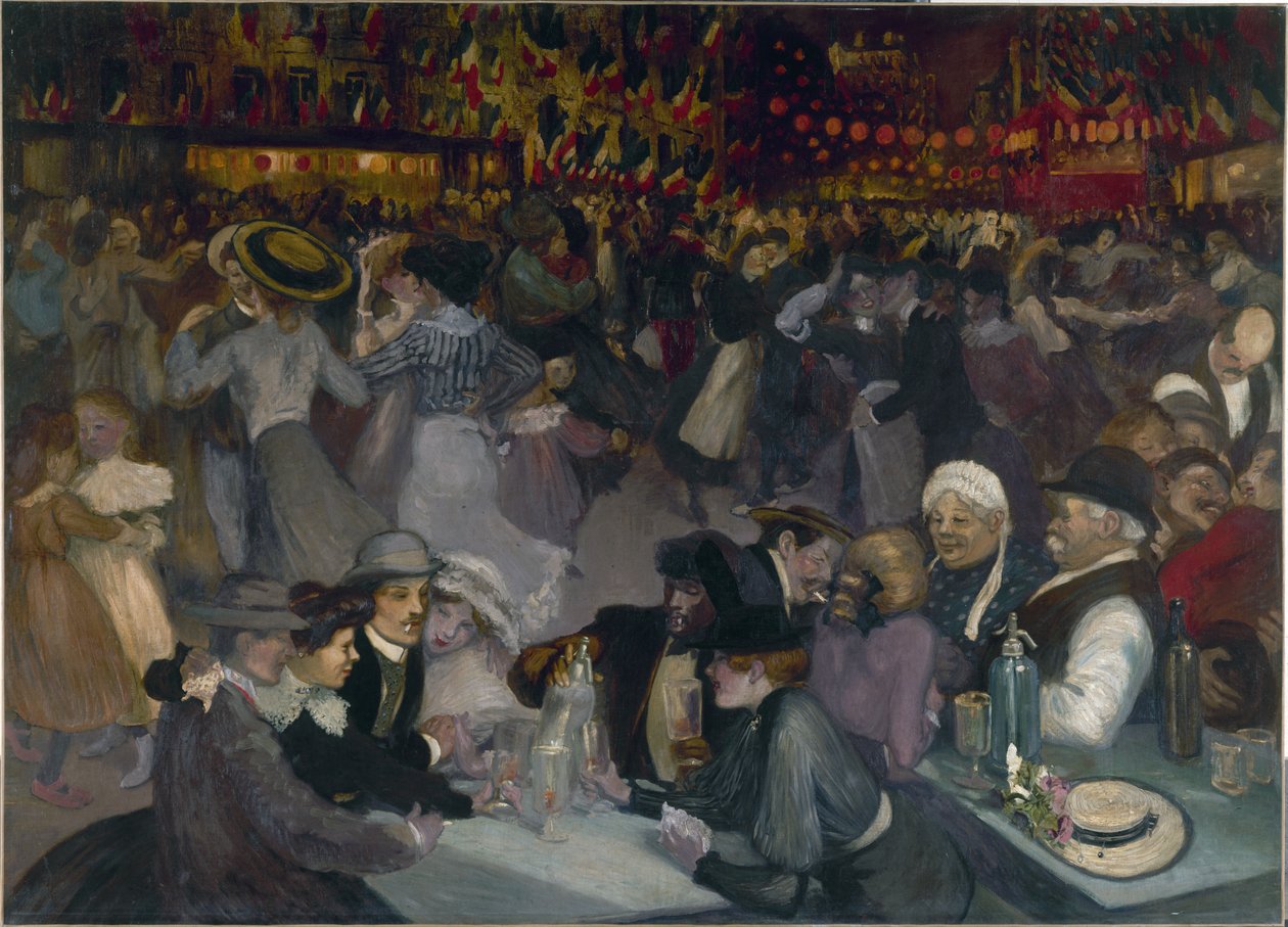 14 lipca autorstwa Théophile Alexandre Steinlen