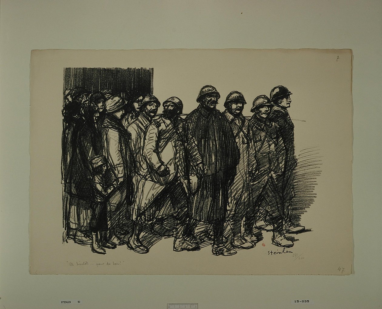 [Do zobaczenia wkrótce ... na dobre] autorstwa Théophile Alexandre Steinlen