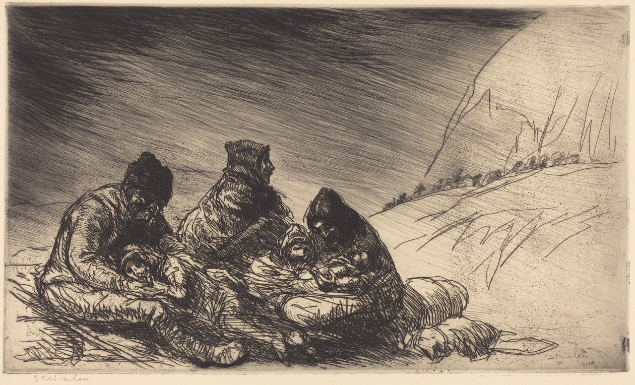 Exodus autorstwa Théophile Alexandre Steinlen