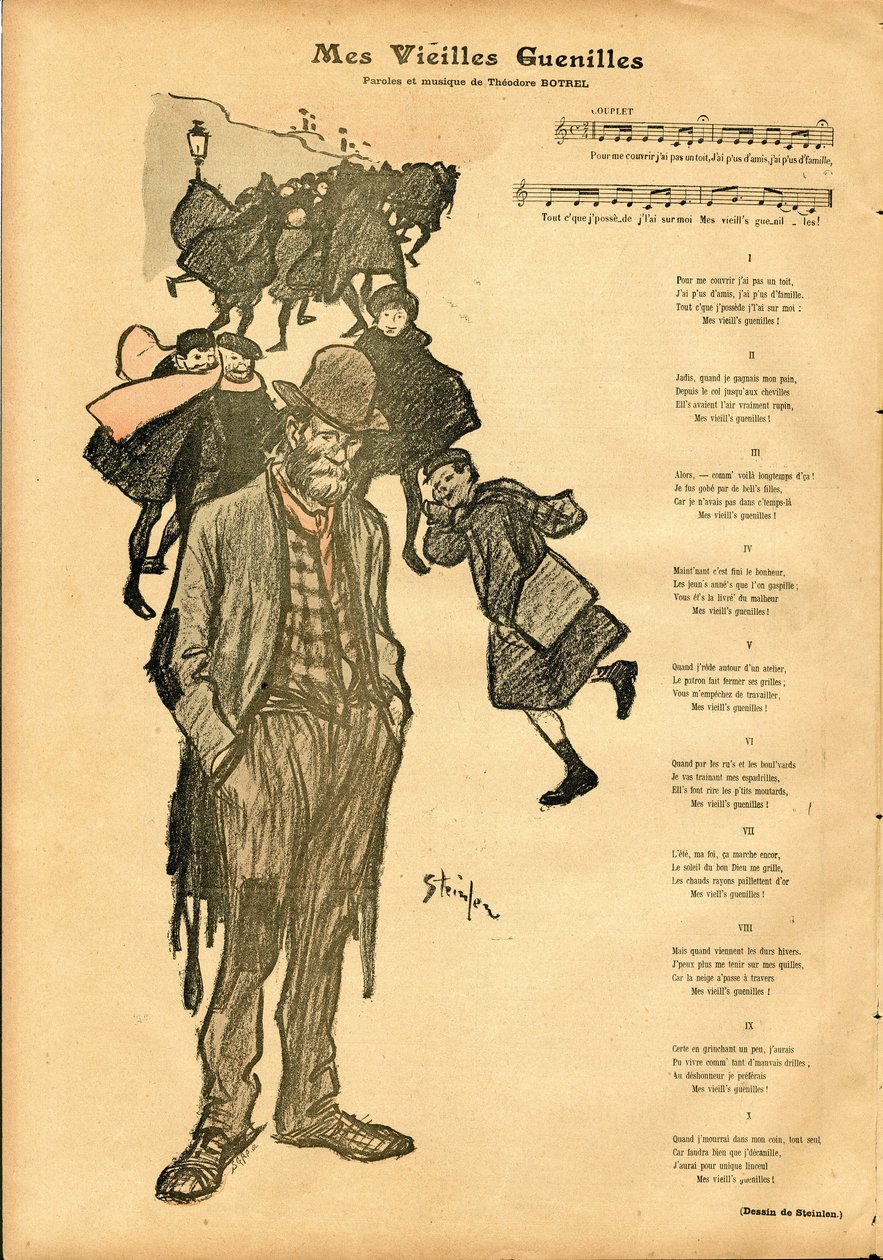 Gil Blas autorstwa Théophile Alexandre Steinlen