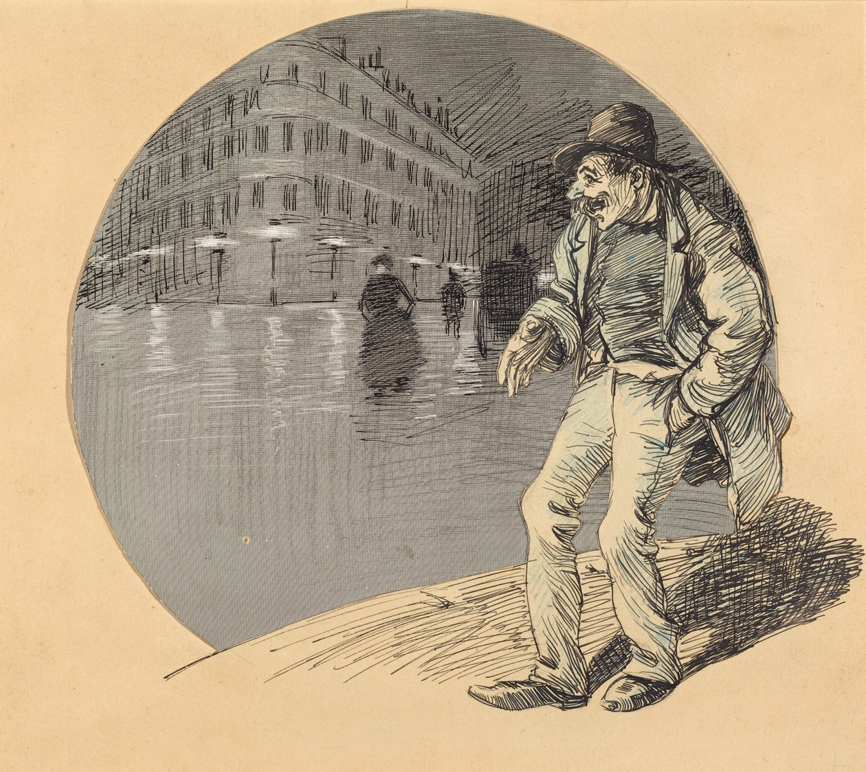 Zakochani (Amoureux) autorstwa Théophile Alexandre Steinlen