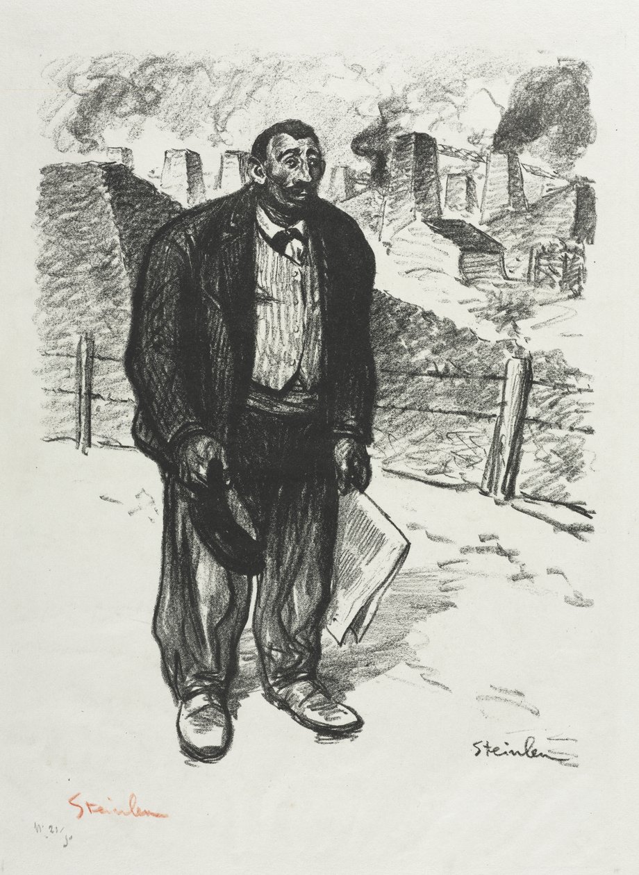 Uczciwy pracownik autorstwa Théophile Alexandre Steinlen