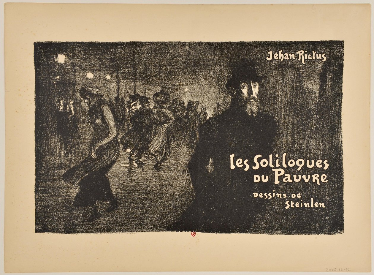 [Monologi biedaka] autorstwa Théophile Alexandre Steinlen