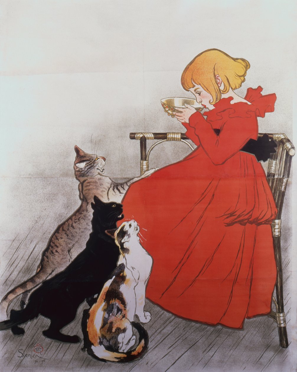 Czyste mleko sterylizowane z La Vingeanne autorstwa Théophile Alexandre Steinlen