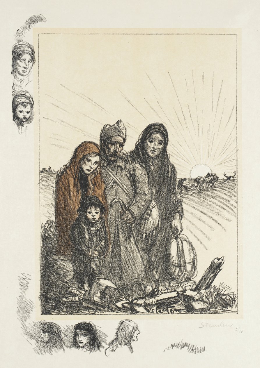Powrót do domu autorstwa Théophile Alexandre Steinlen