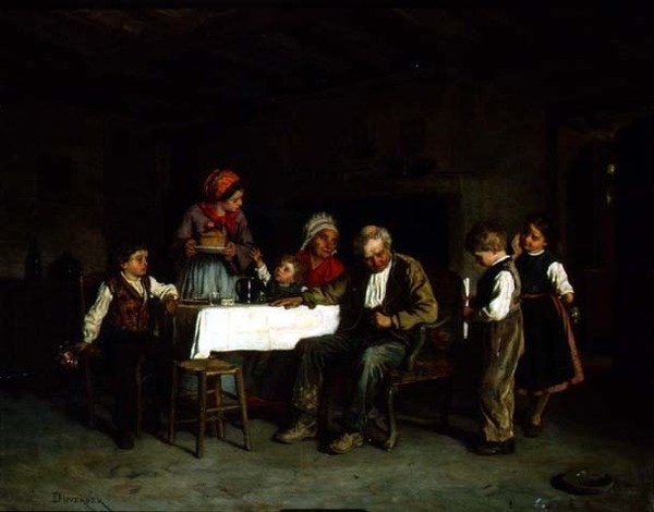 Niespodzianka (panel) autorstwa Theophile Emmanuel Duverger