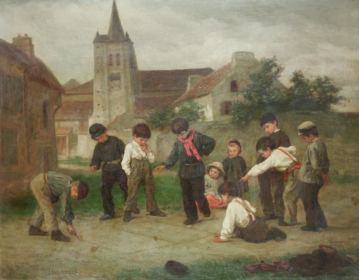 Gra w klasy autorstwa Theophile Emmanuel Duverger