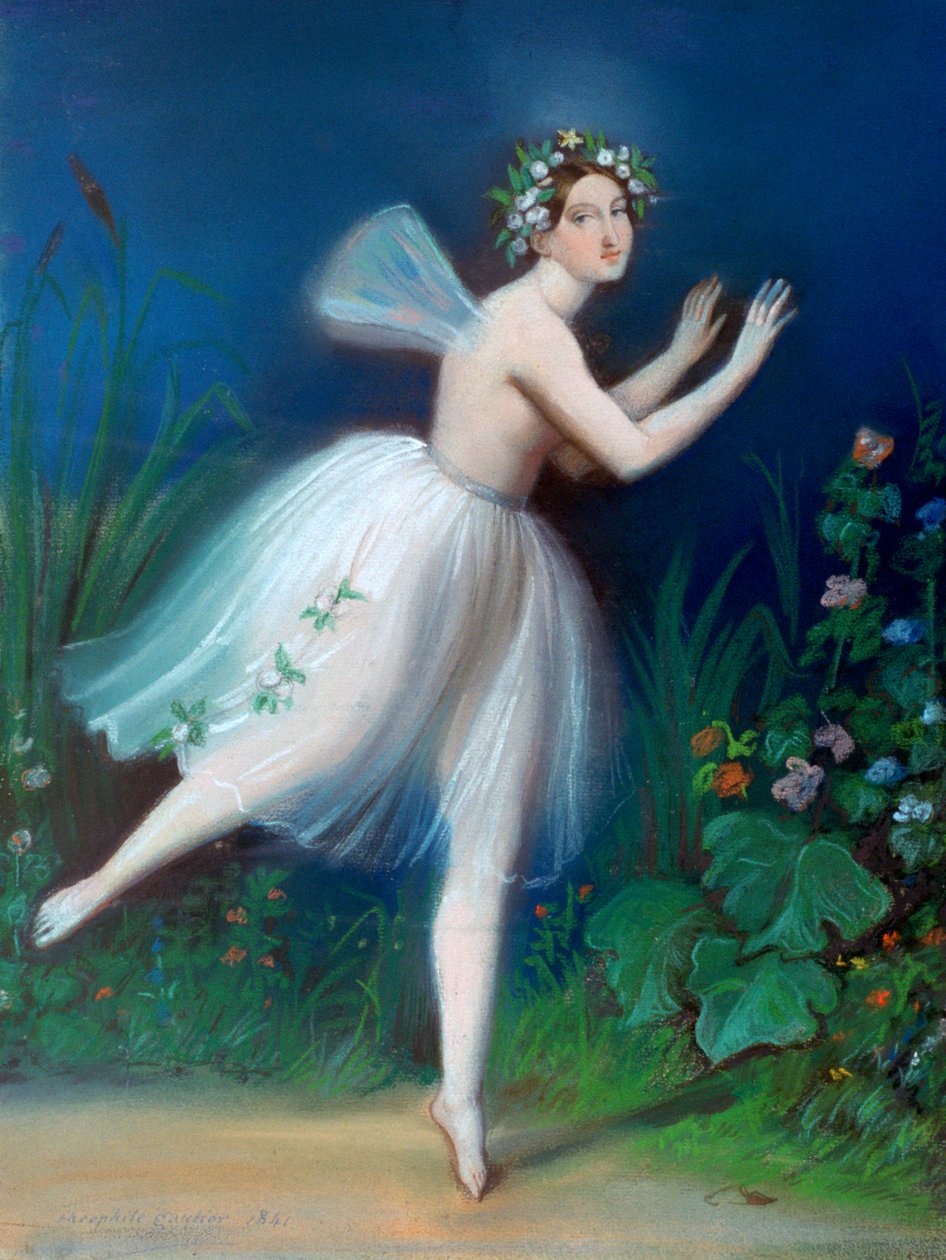 Portret Carlotty Grisi w Giselle, 1841 autorstwa Theophile Gautier