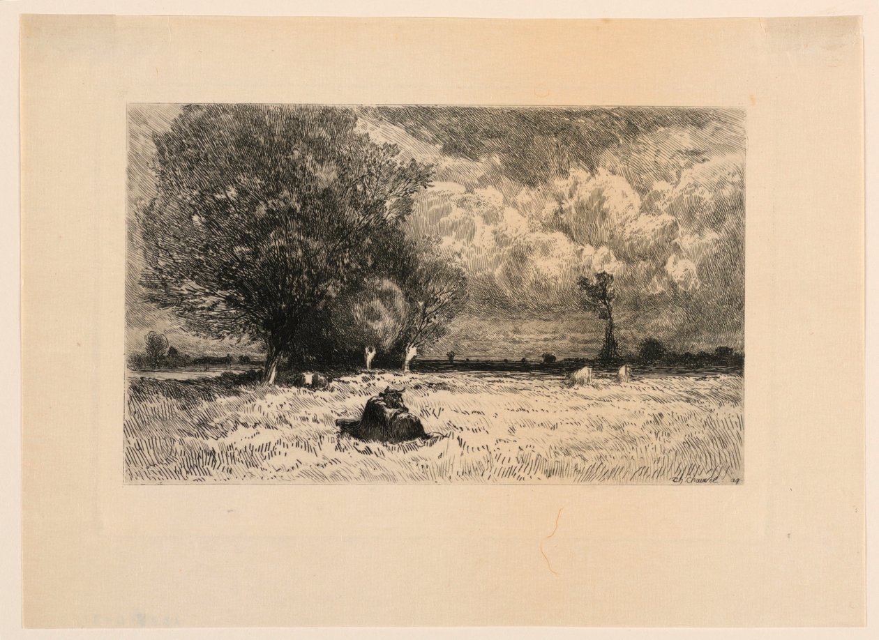 Brzegi Loing autorstwa Theophile Narcisse Chauvel