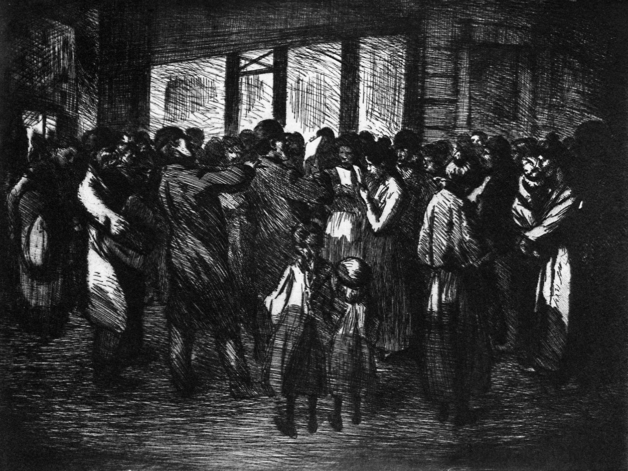 „Piosenkarze uliczni”, c1800-1840 1924 autorstwa Theophile Steinlen