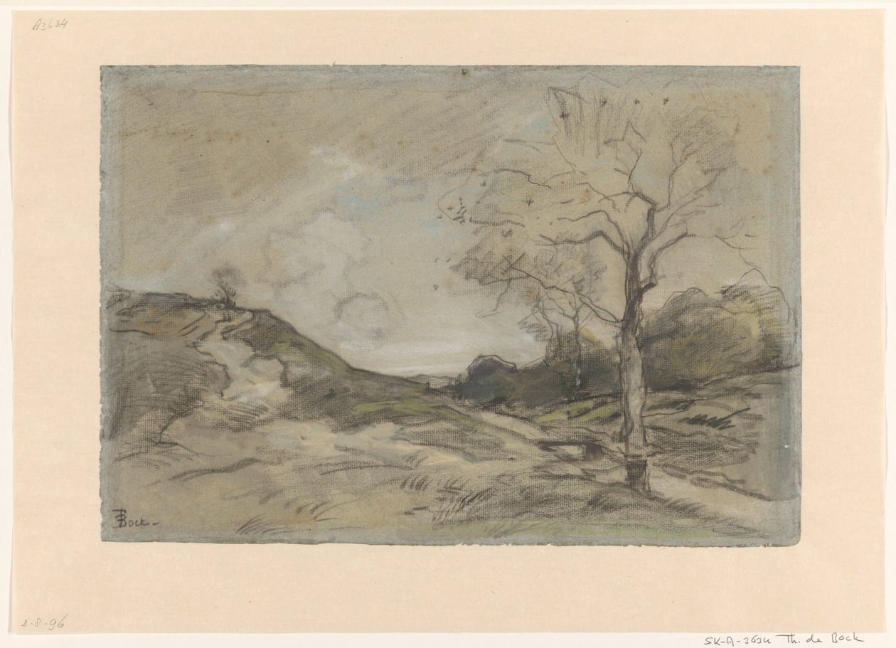krajobraz wydm autorstwa Theophile de Bock