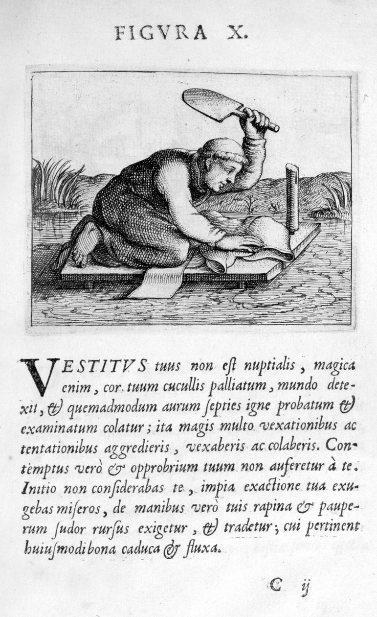 Figura proroctwa X z Prognozy Doktora Eximii Paracelsusa, 1536 autorstwa Theophrastus Bombastus von Hohenheim Paracelsus