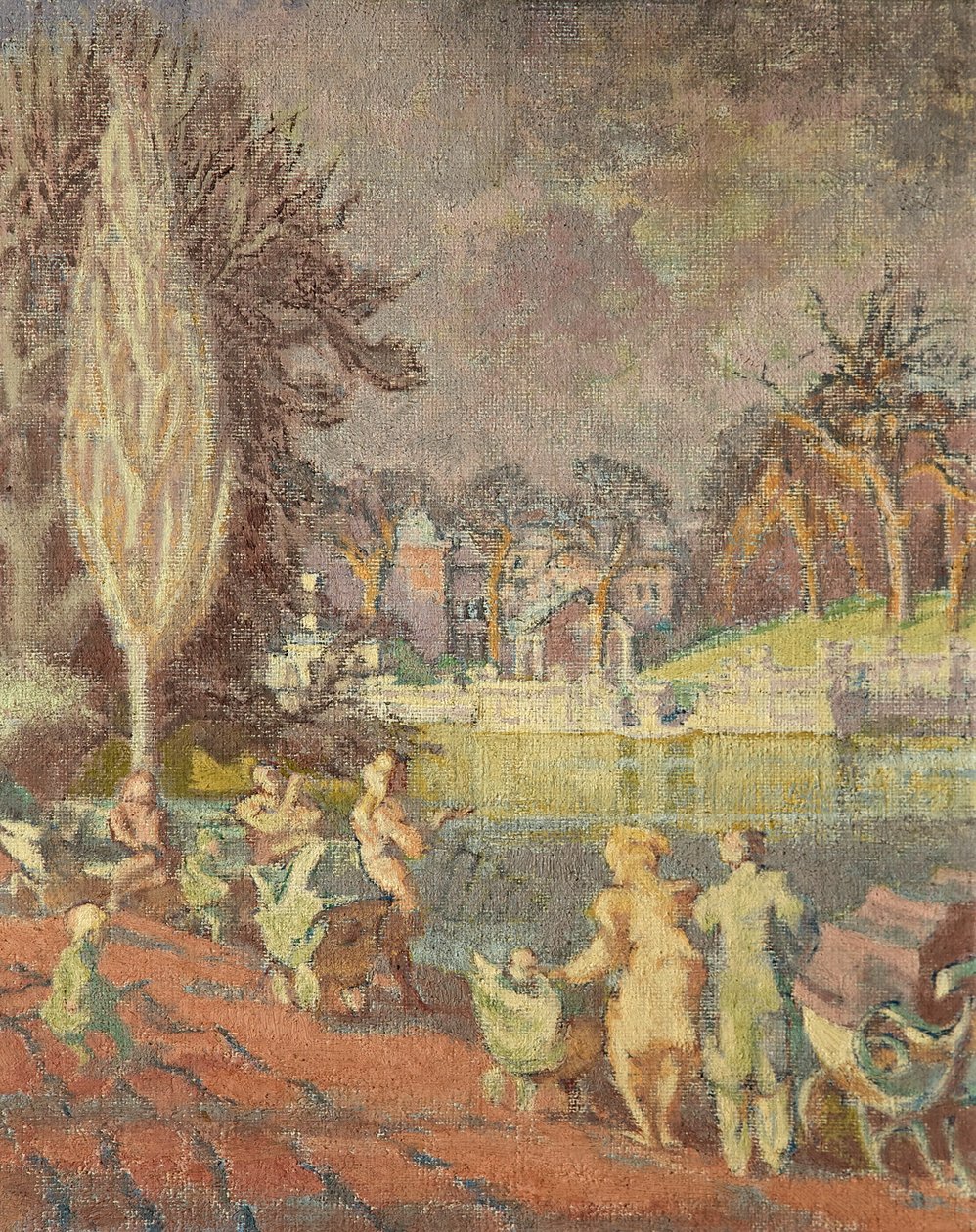 Serpentyna na wiosnę, Hyde Park, Londyn autorstwa Therese Lessore