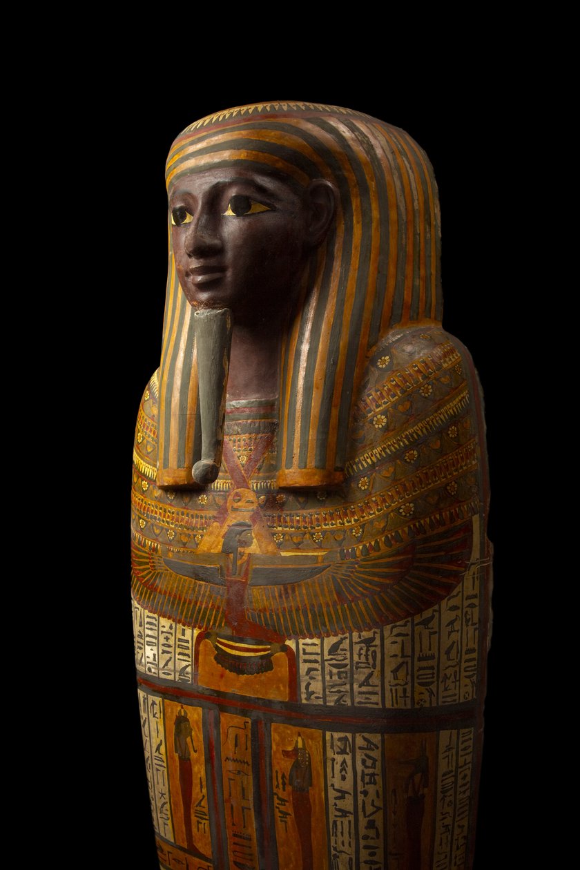 Djeddjehutefankh drewno mumii autorstwa Third Intermediate Period Egyptian