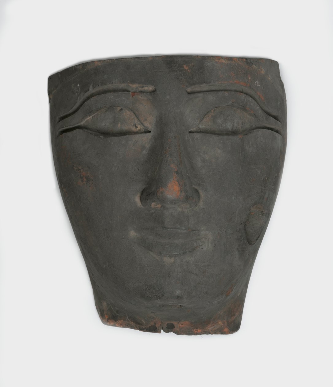 Twarz z trumny antropoidalnej (drewno) autorstwa Third Intermediate Period Egyptian