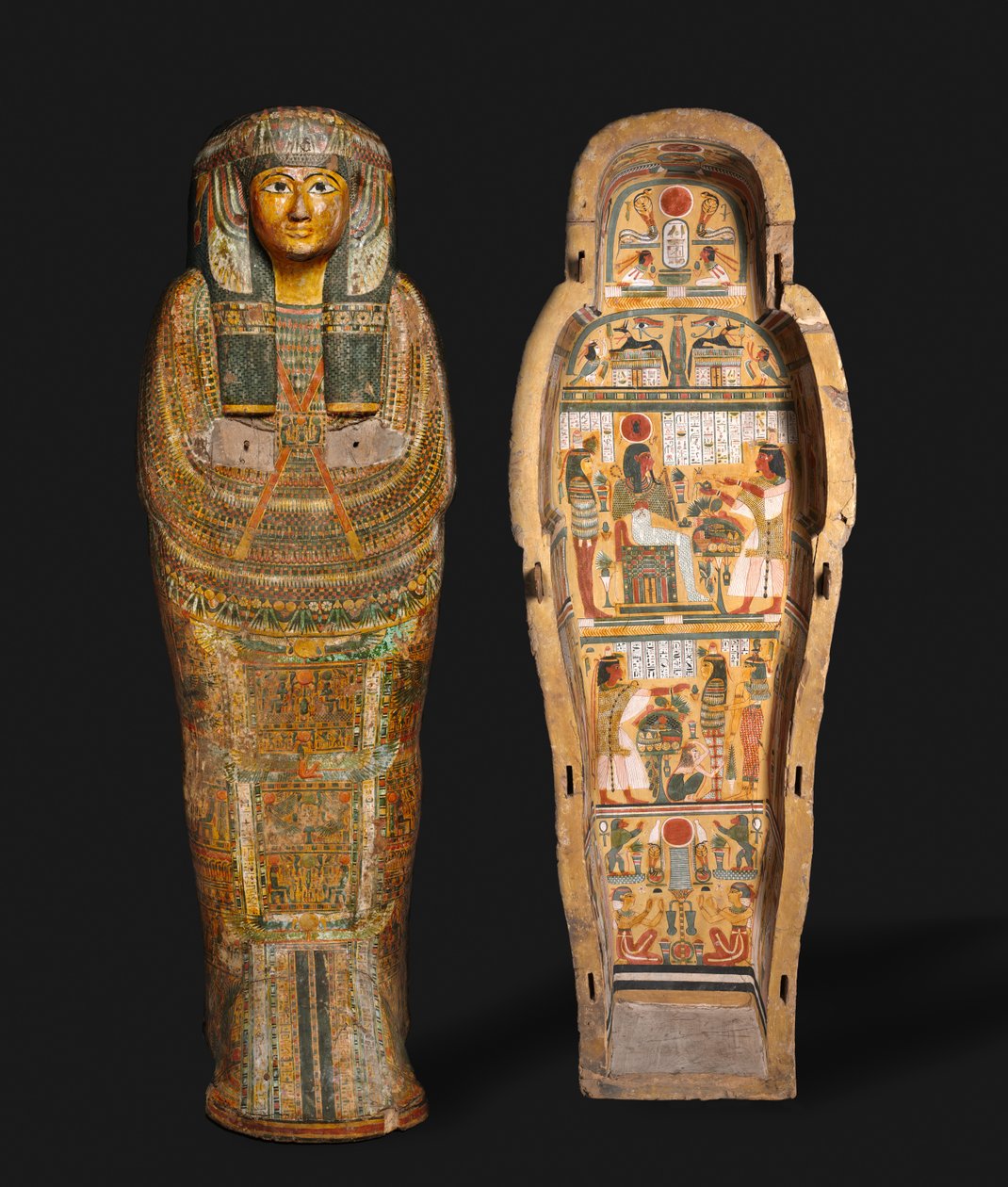 Trumna Nesykhonsu, Teby, od końca 21 do początku 22 dynastii autorstwa Third Intermediate Period Egyptian