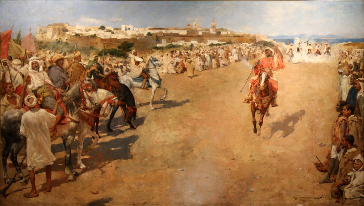 arabska fantazja autorstwa Théo van Rysselberghe