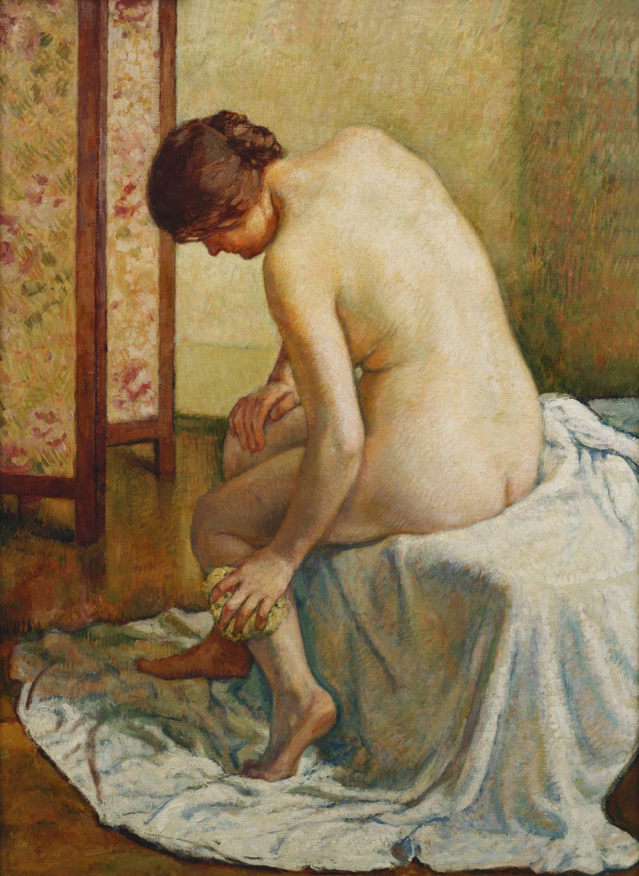 Kuracjusz; Baigneuse, autorstwa Théo van Rysselberghe