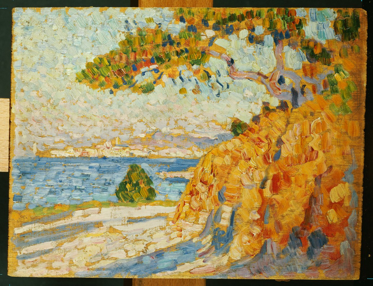 Wieś w południe, 1895 autorstwa Théo van Rysselberghe