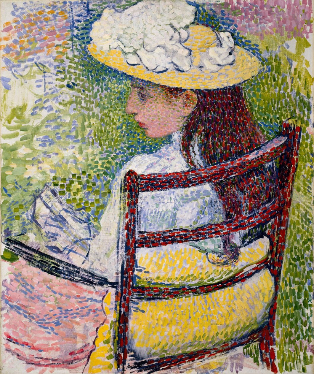 Jeanne Pissarro, 1895 autorstwa Théo van Rysselberghe