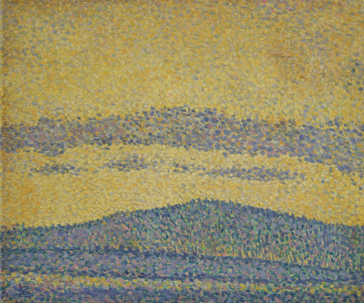 Krajobraz autorstwa Théo van Rysselberghe