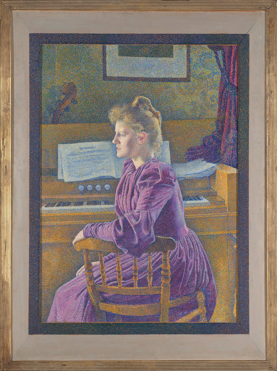 Maria Sèthe w Harmonium autorstwa Théo van Rysselberghe