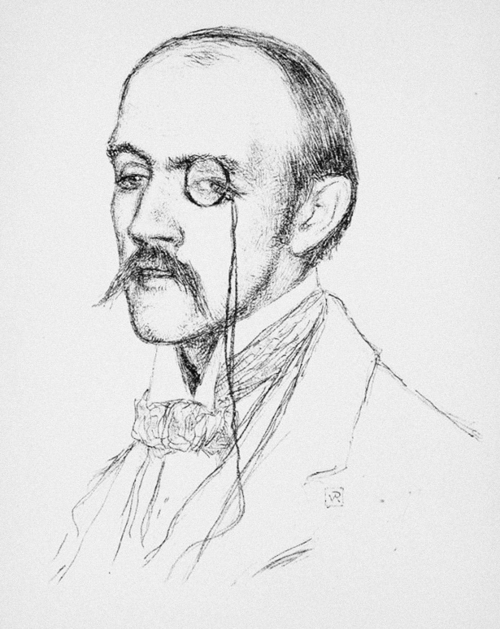 Portret Henryka de Regniera, ok. 1930 r. 1898 autorstwa Théo van Rysselberghe