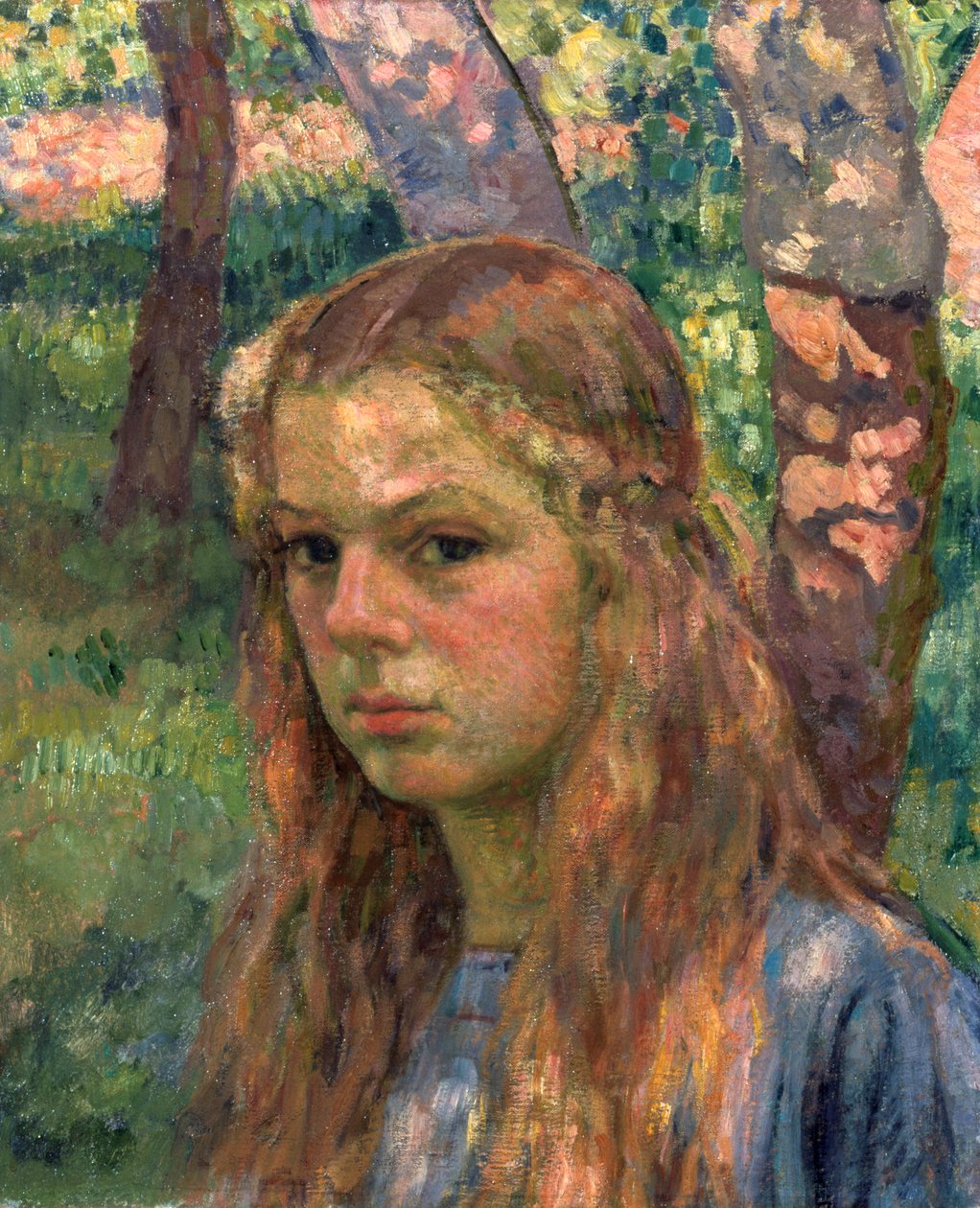 Portret dziewczyny, XX wiek. autorstwa Théo van Rysselberghe