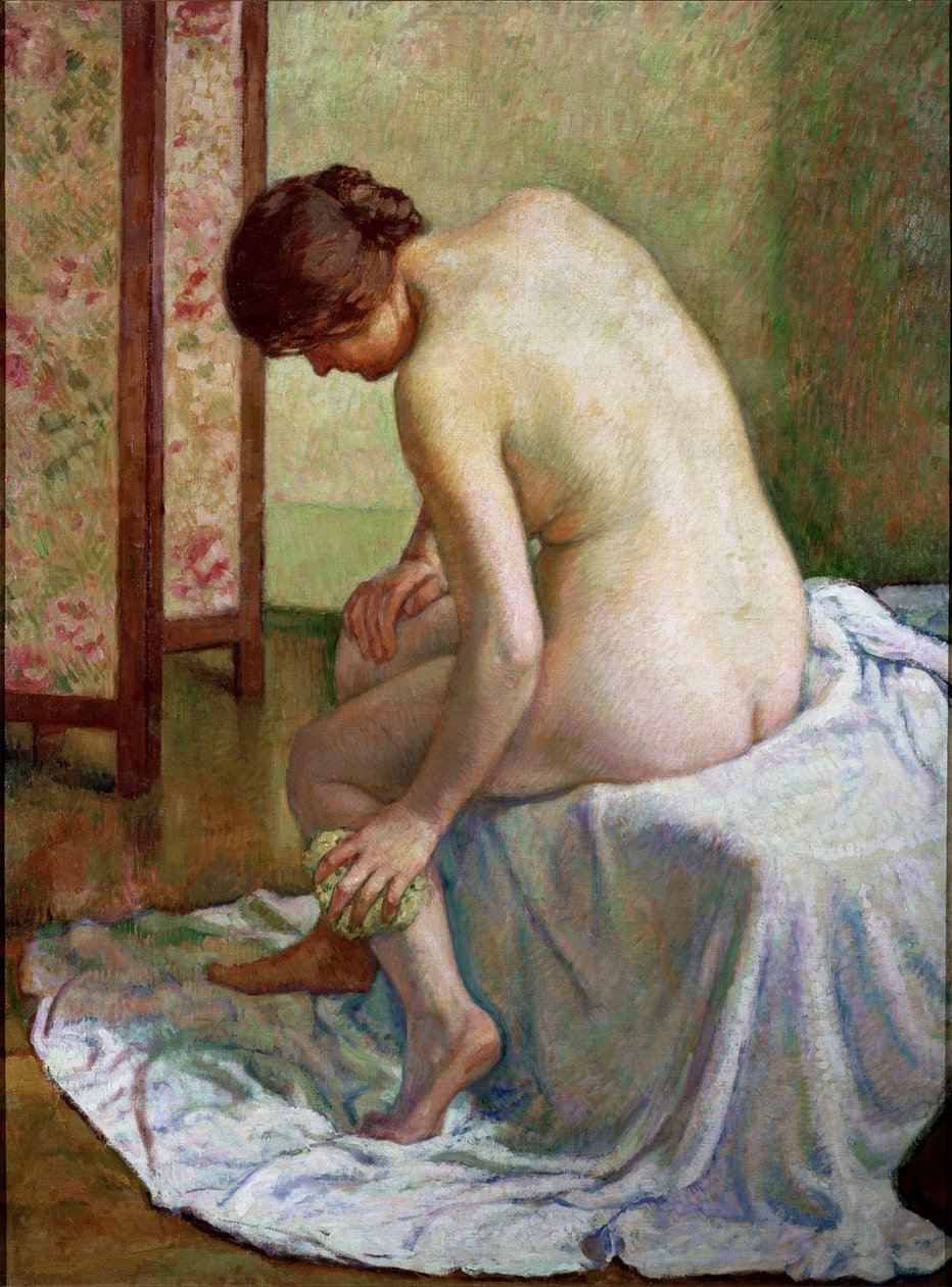 Kąpiący się autorstwa Théo van Rysselberghe