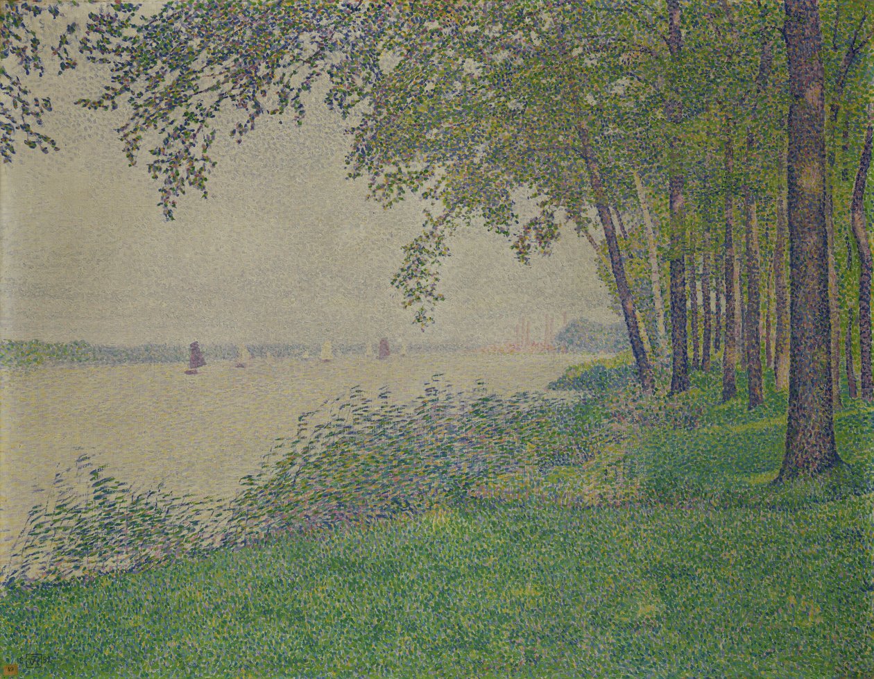 Żaglówki, 1892 autorstwa Théo van Rysselberghe