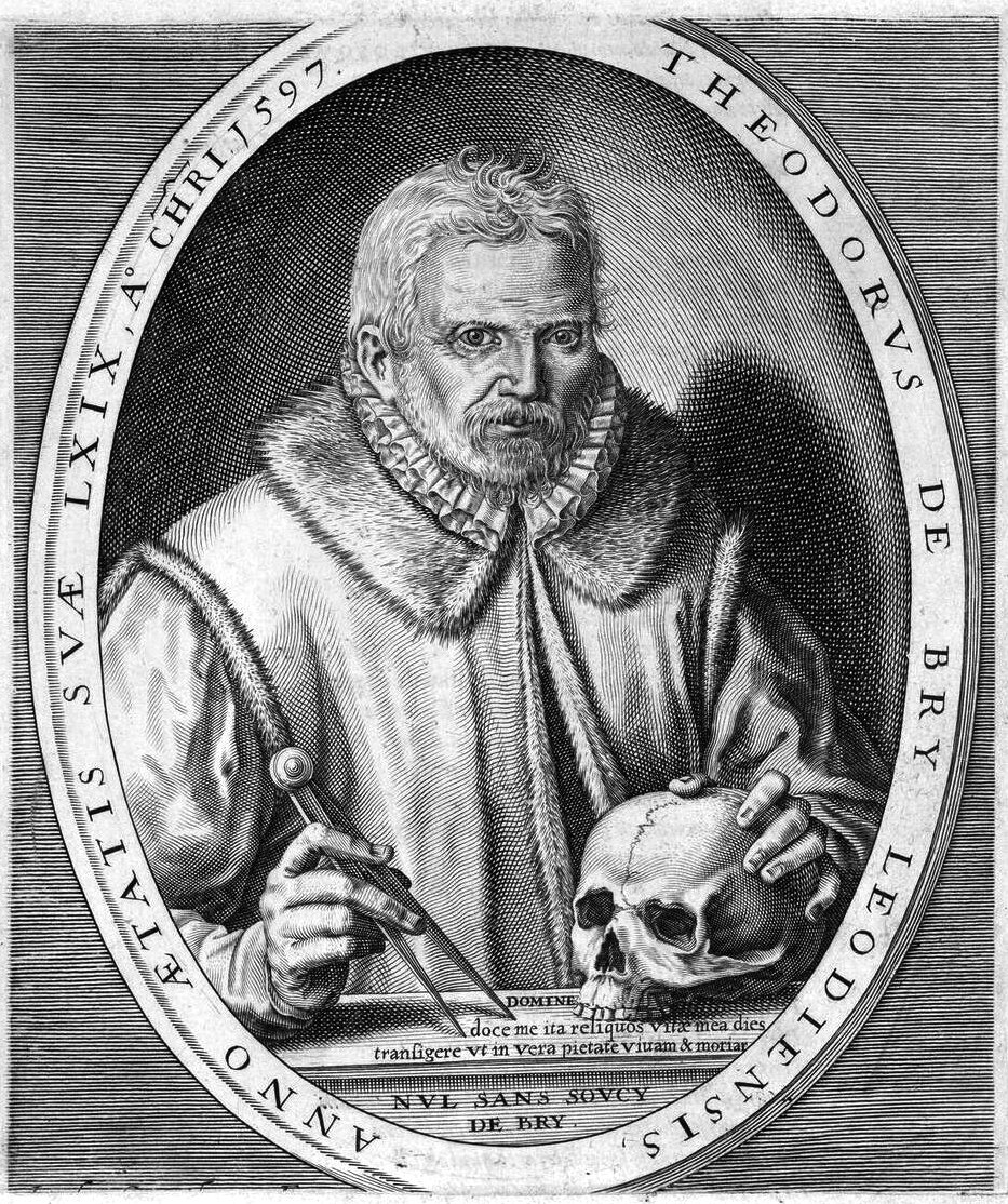 Portret Teodora autorstwa Bry autorstwa Theodore de Bry
