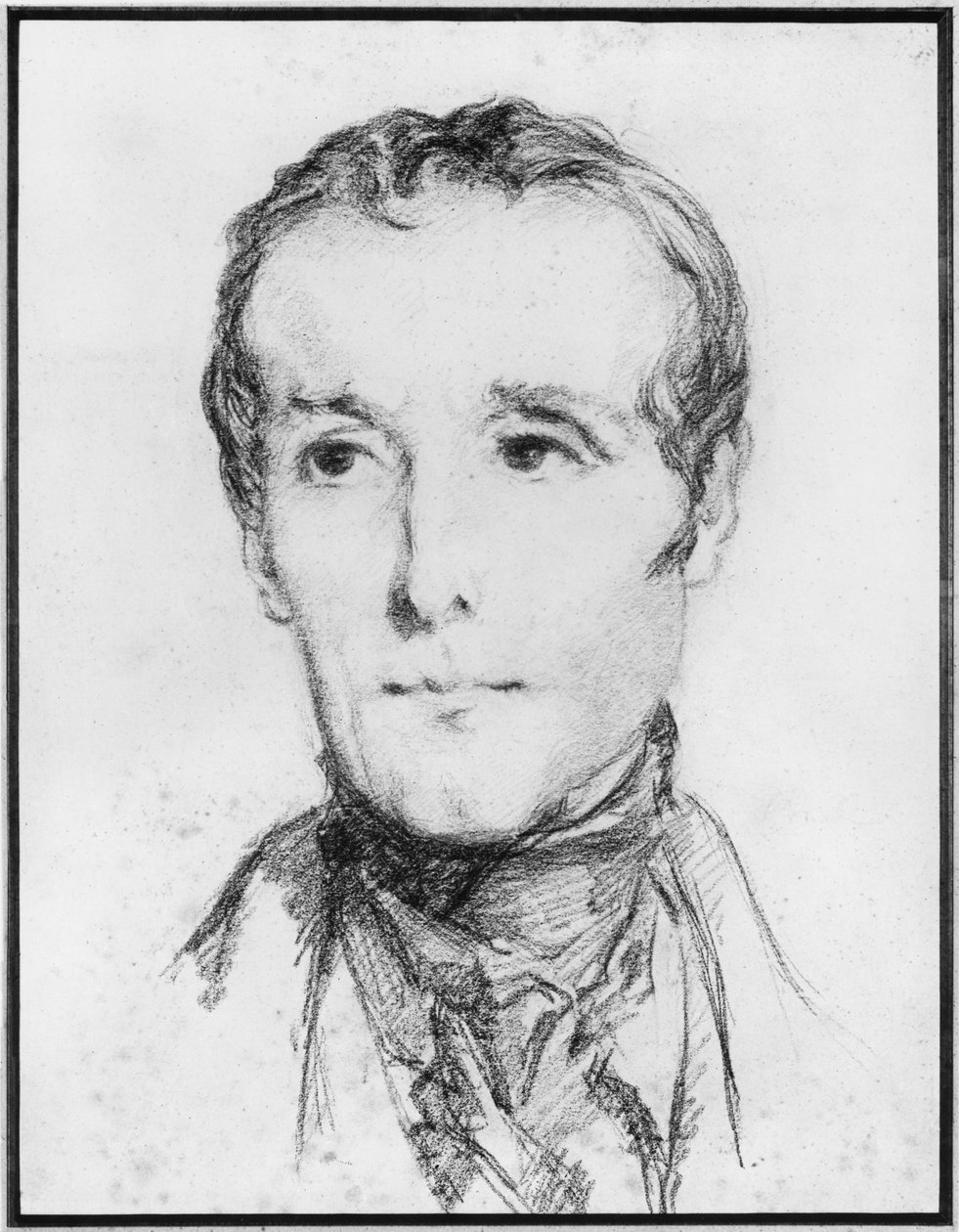 Portret Alfonsa de Lamartine, ok.1848 autorstwa Théodore Chassériau