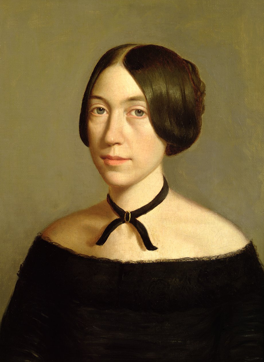 Portret Madame Victor Mottez, ok. 1840 r. autorstwa Théodore Chassériau