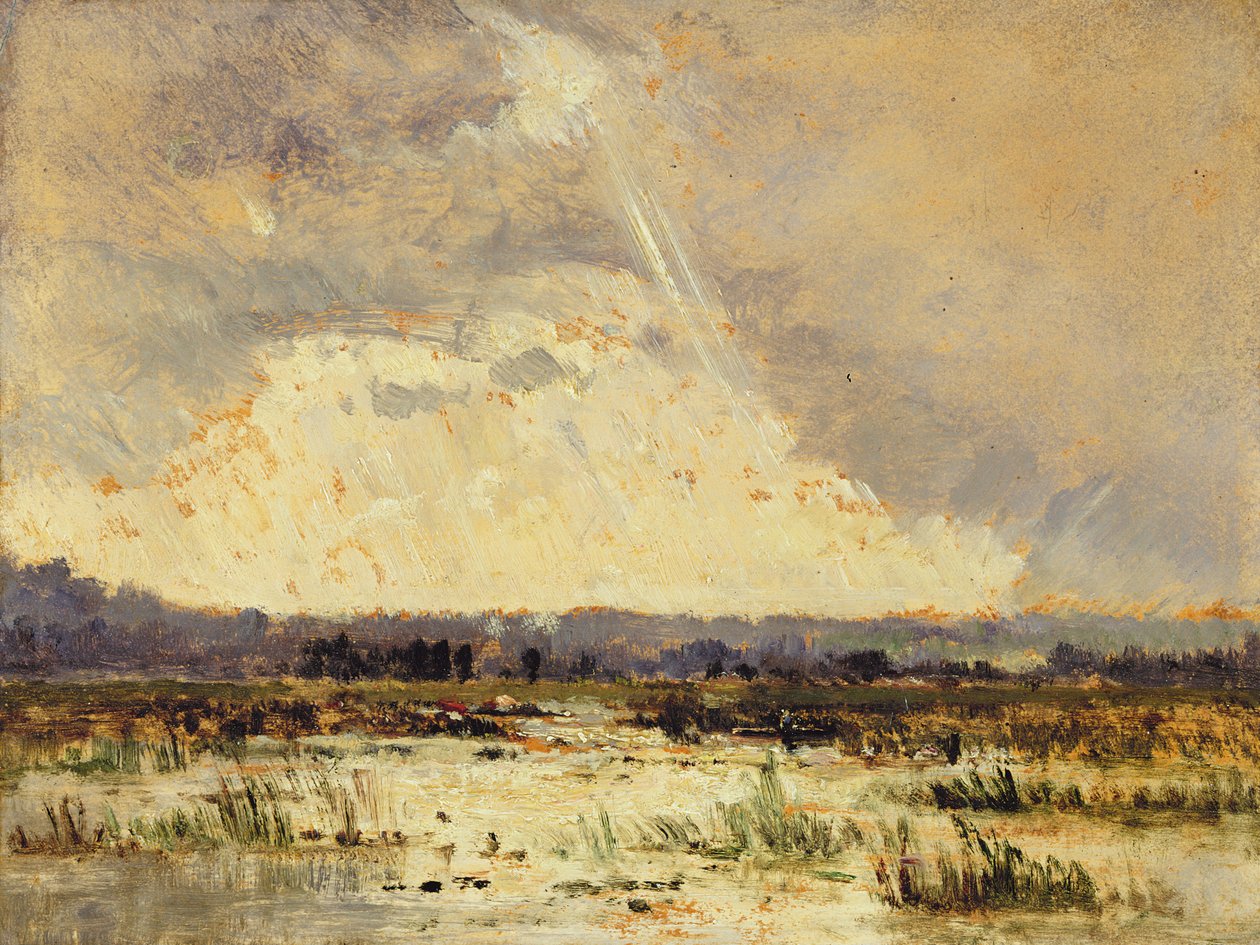Bagna w Suterraine, 1842 autorstwa Pierre Etienne Theodore Rousseau